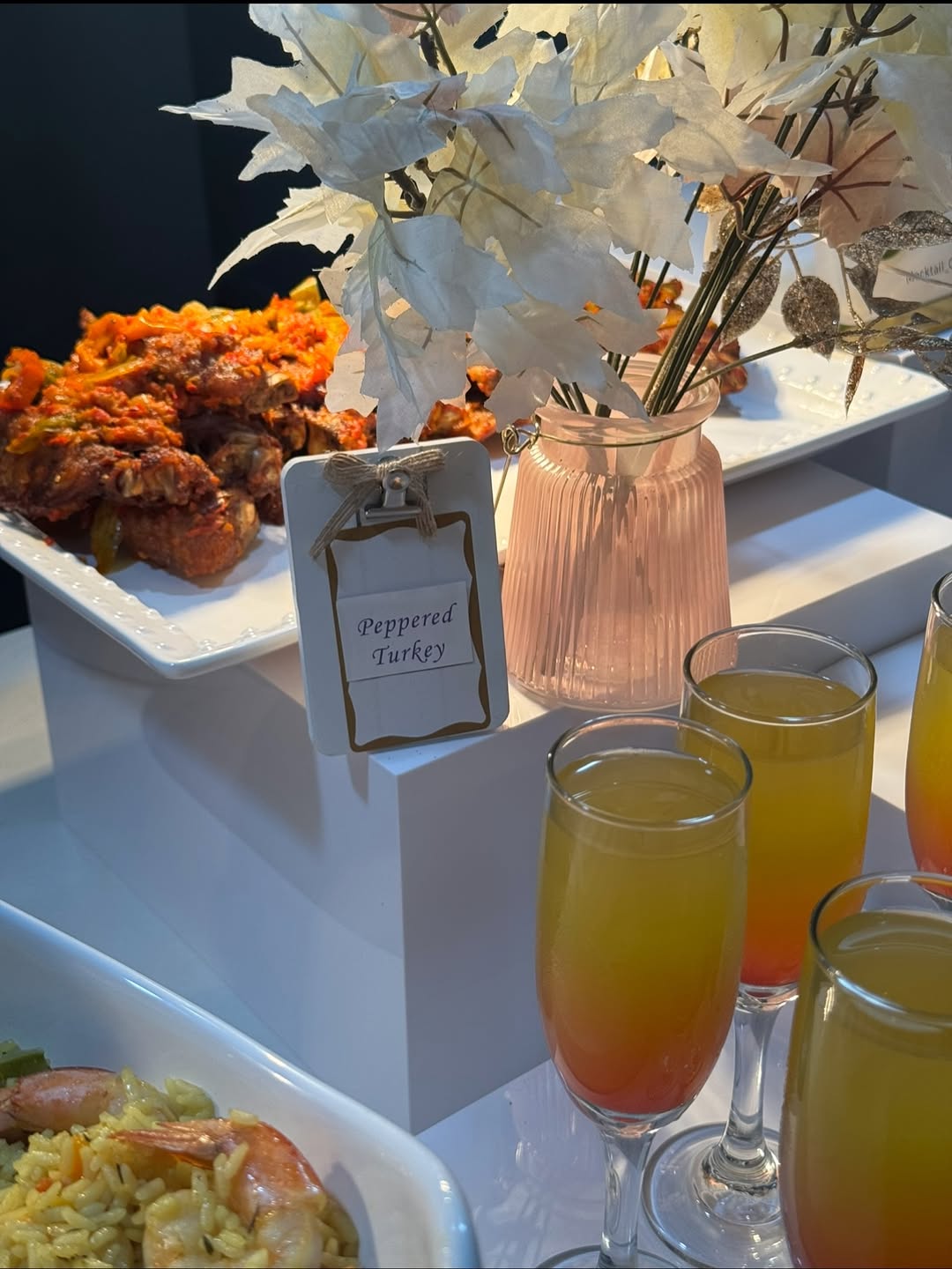 Luxe Canapes event setup